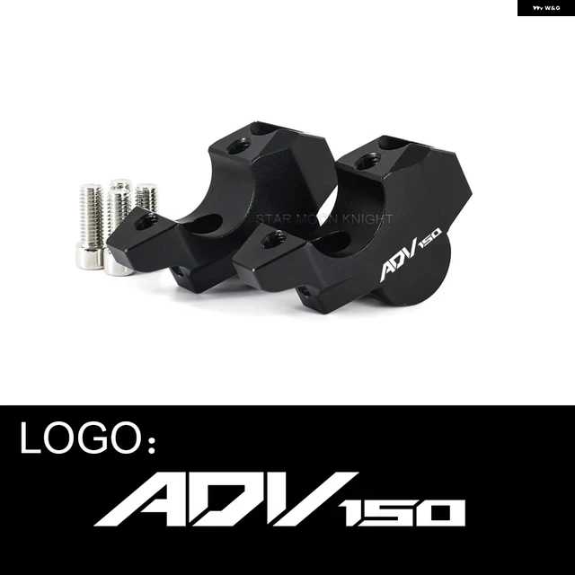 並行輸入品オートバイ バイク ハンドルバー ライザードラッグ ハンドルバー クランプ 延長 ホンダ X-ADV ADV150 ADV160 ADV350 ADV 150 160 350 2017-の画像