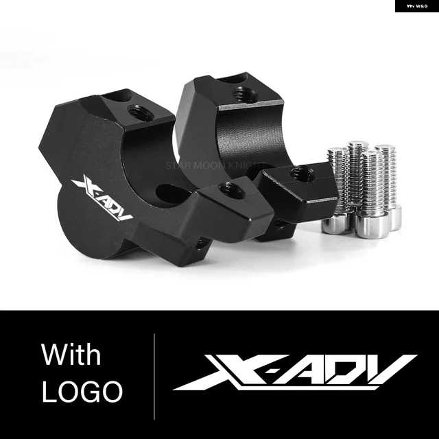 並行輸入品オートバイ バイク ハンドルバー ライザードラッグ ハンドルバー クランプ 延長 ホンダ X-ADV ADV150 ADV160 ADV350 ADV 150 160 350 2017-の画像