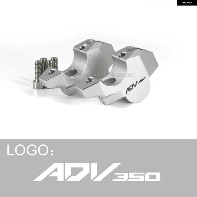 並行輸入品オートバイ バイク ハンドルバー ライザードラッグ ハンドルバー クランプ 延長 ホンダ X-ADV ADV150 ADV160 ADV350 ADV 150 160 350 2017-の画像