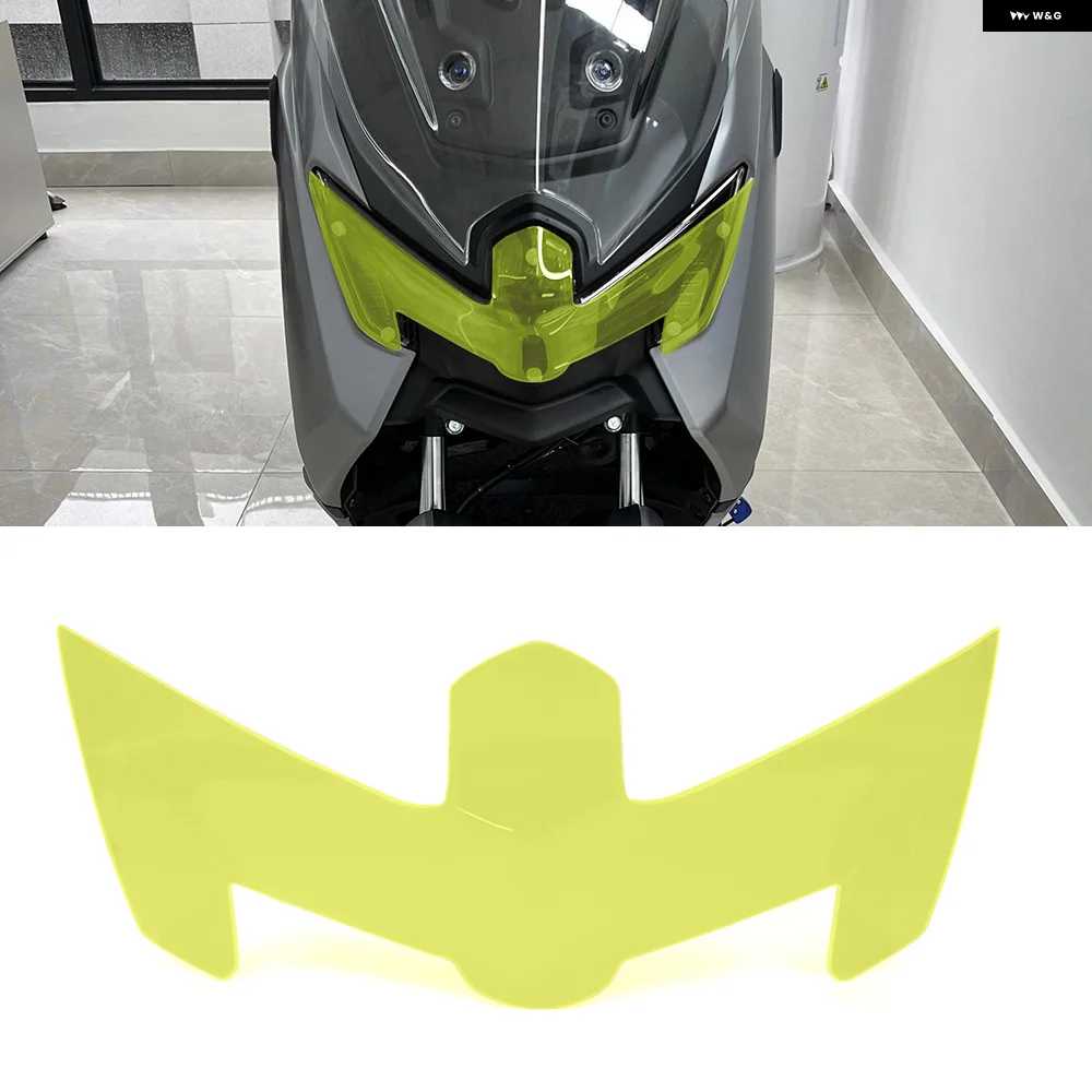 並行輸入品ヤマハ NMAX155 V3 2025 NMAX125 V3 2025 オートバイ バイク ヘッドライト プロテクター ヘッドライト ガードシールドスクリーンレンズ_3