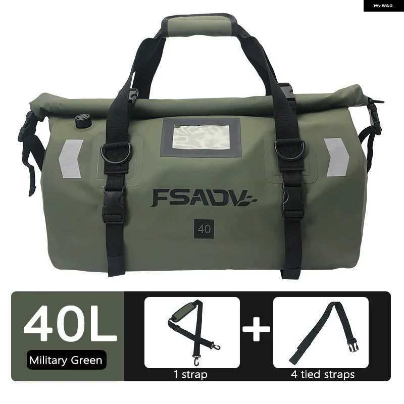 並行輸入品オートバイ バイク キャリア テールバッグ リア用バッグ 40L 60L ツーリング用バッグ オートバイ バイク 防水 スポーツリア用バッグパック BMの画像