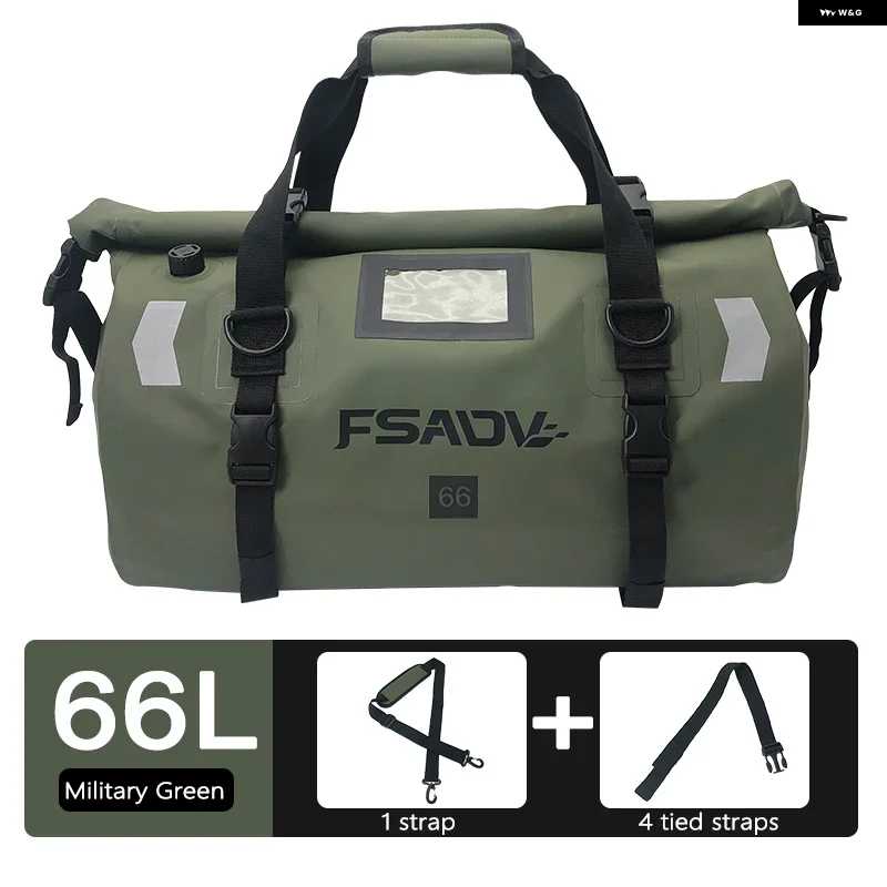 並行輸入品オートバイ バイク キャリア テールバッグ リア用バッグ 40L 60L ツーリング用バッグ オートバイ バイク 防水 スポーツリア用バッグパック BMの画像