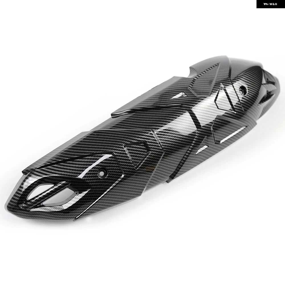 並行輸入品マフラーカバー ヤマハ XMAX 125 XMAX 125 TECH MAX 2021-2025 2023 オートバイ バイク カーボン マフラー ヒートシールド カバー