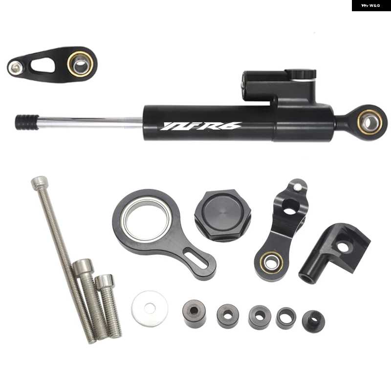 並行輸入品オートバイ バイク ステアリングスタビライザー ダンパー マウント ブラケット キット ヤマハ YZFR1 2002-2017 YZFR6 2020_2