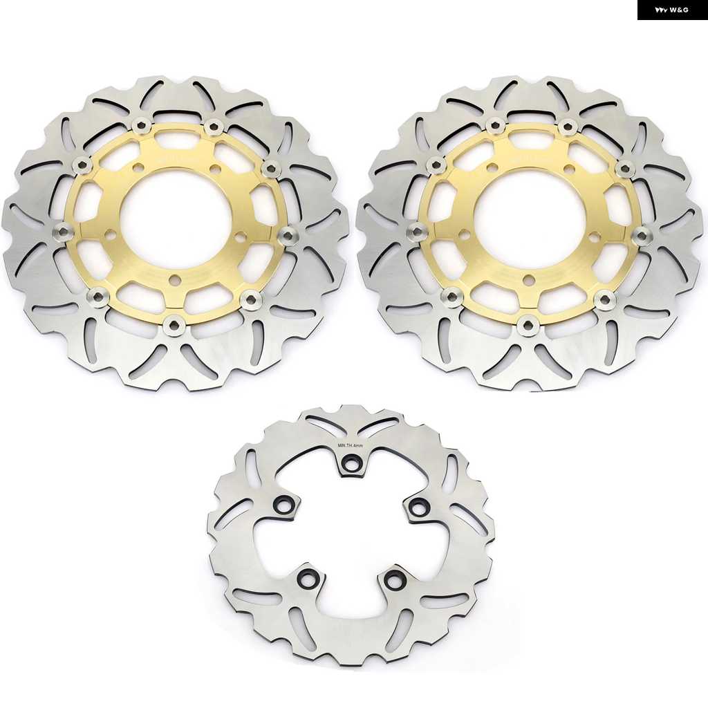 並行輸入品フロント リア ブレーキディスク ローター GSXR GSX-R 1000 01 02 03 04 05 06 07 08 09 10 11 12 13 14 15 16 K1 K2 K3 K4 K5 K6の画像