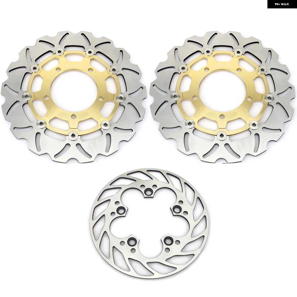 並行輸入品フロント リア ブレーキディスク ローター GSXR GSX-R 1000 01 02 03 04 05 06 07 08 09 10 11 12 13 14 15 16 K1 K2 K3 K4 K5 K6の画像
