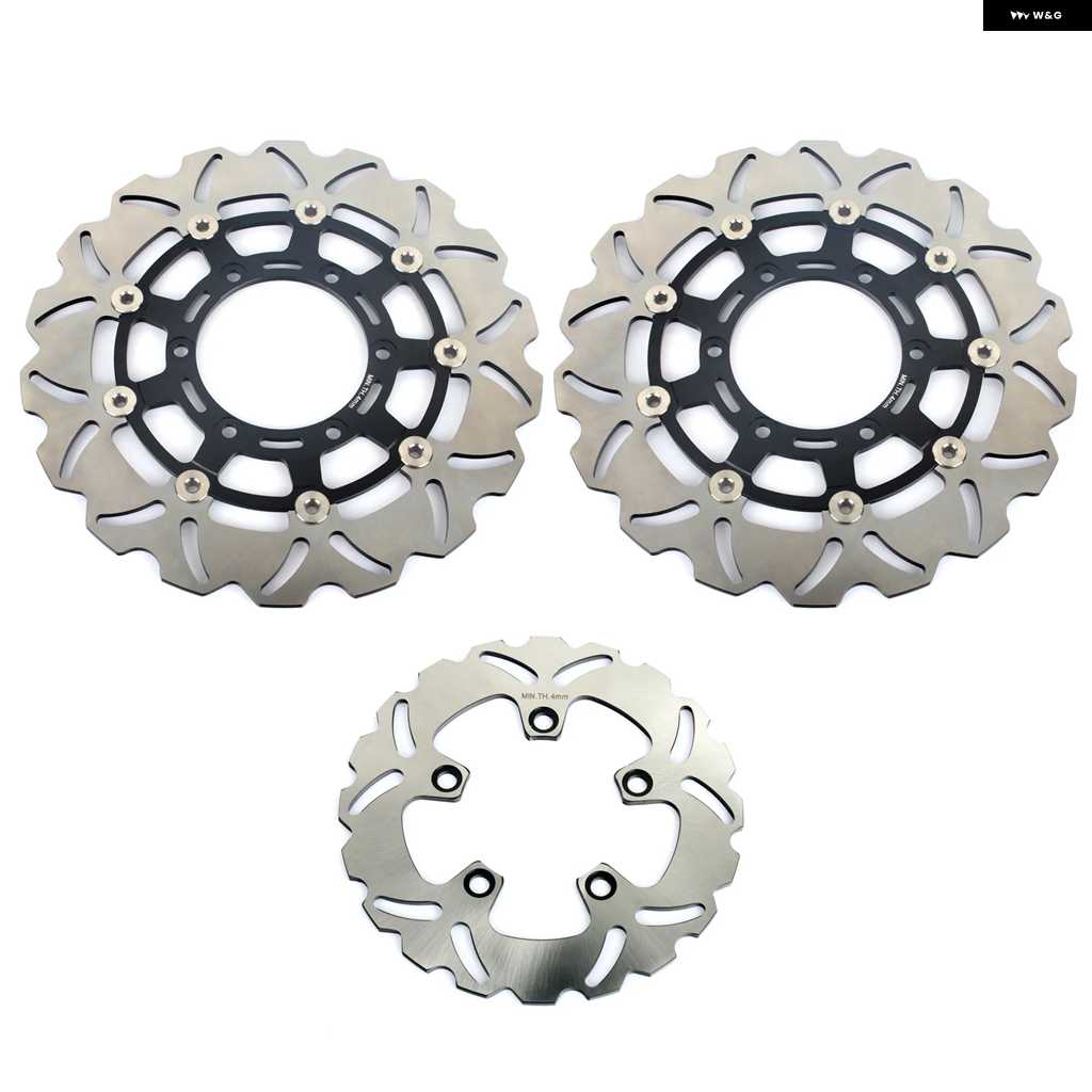 並行輸入品フロント リア ブレーキディスク ローター GSXR GSX-R 1000 01 02 03 04 05 06 07 08 09 10 11 12 13 14 15 16 K1 K2 K3 K4 K5 K6の画像