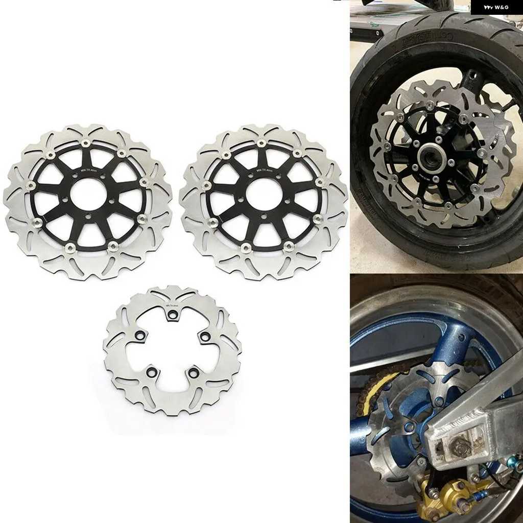 並行輸入品フロント リア ブレーキディスク ローター GSXR GSX-R 1000 01 02 03 04 05 06 07 08 09 10 11 12 13 14 15 16 K1 K2 K3 K4 K5 K6の画像