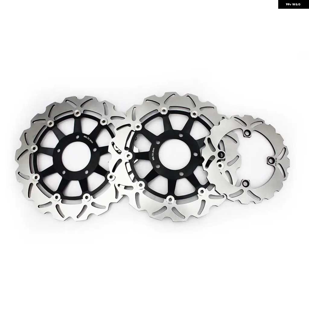 並行輸入品フロントリア ブレーキディスク ディスクローター トライアンフ DAYTONA T955 955 02 03 04 05 06 T509 SPEED TRIPLE 955 2002-2004セットの画像