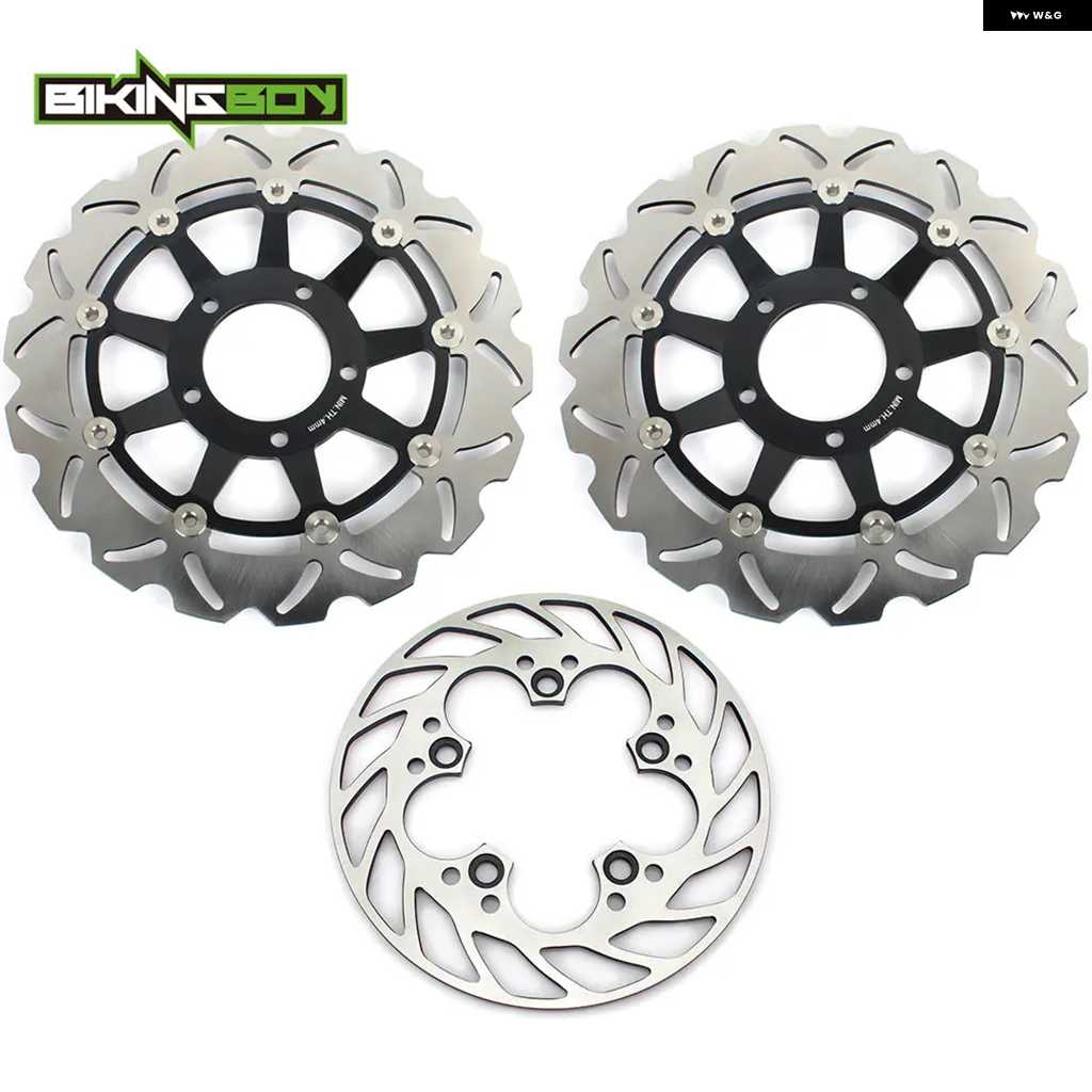 並行輸入品フロントリア ブレーキディスク ディスクローター トライアンフ DAYTONA T955 955 02 03 04 05 06 T509 SPEED TRIPLE 955 2002-2004セットの画像