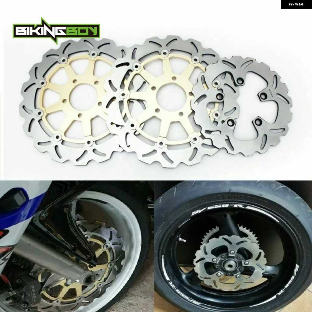 並行輸入品GSX1300R ハヤブサ 97-17 GSX1300RZ 02 03 04 05 06 07 GSX 1300 BK B-KING / ABS 08-11 フロントリア ブレーキディスク ローターの画像