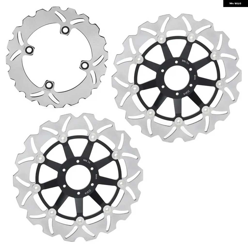 並行輸入品フロント リア ブレーキディスク ディスク ローター CBR600F SUPERSPORT F3 95-98 CBR900RR 94-97 96 HORNET 250 97-23 CB400N 82-88 83 84の画像