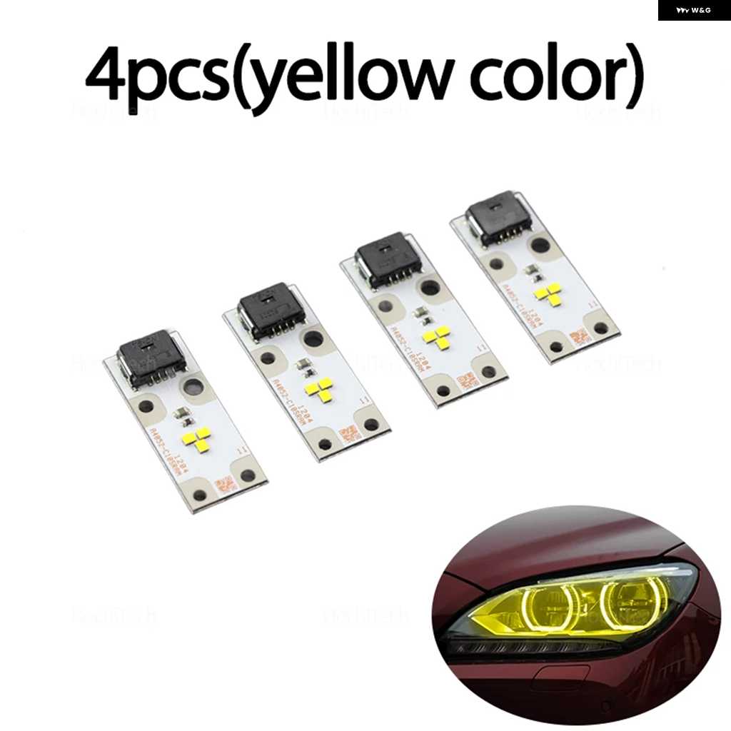 並行輸入品イエロー DRL エンジェルアイ LED ボード BMW 6シリーズ F06