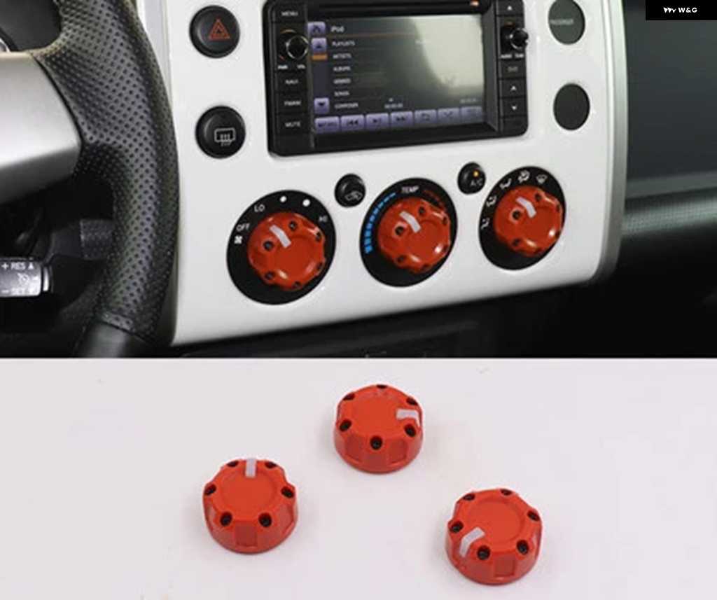 並行輸入品トヨタ FJクルーザー エアコン ノブ カスタム FJセントラル