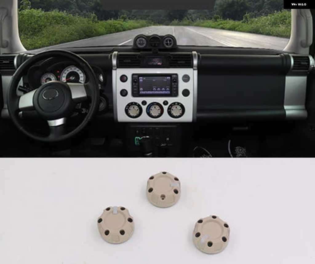 並行輸入品トヨタ FJクルーザー エアコン ノブ カスタム FJセントラル