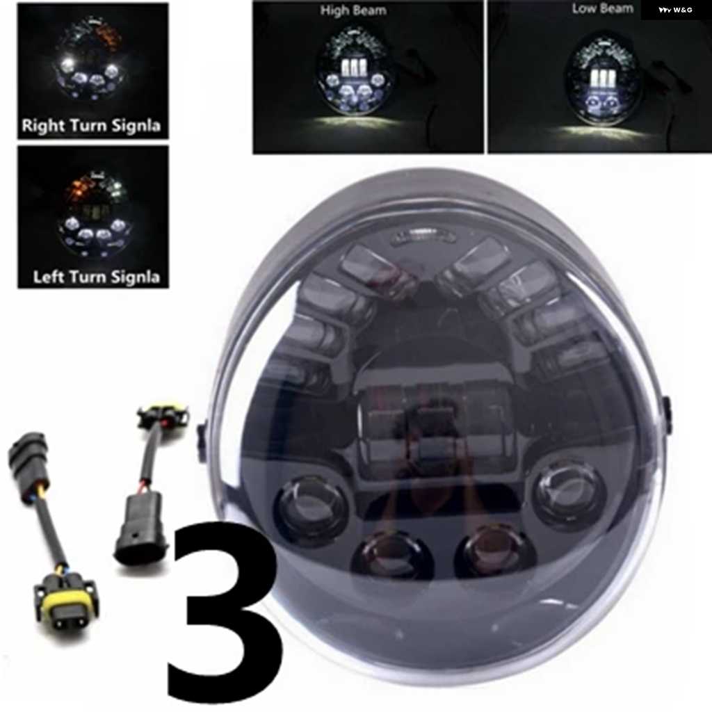 並行輸入品オートバイ バイク LED ヘッドライト ブラック クロームバックプレート Vロッド VROD VRSCA ヘッドライト VRSC V-ROD アクセサリー