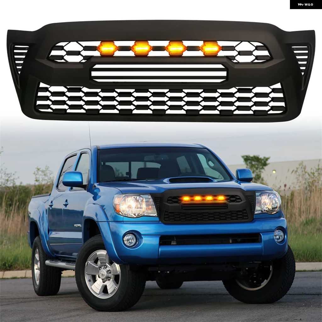 並行輸入品フロント レーシング グリル トヨタ タコマ 2005-11