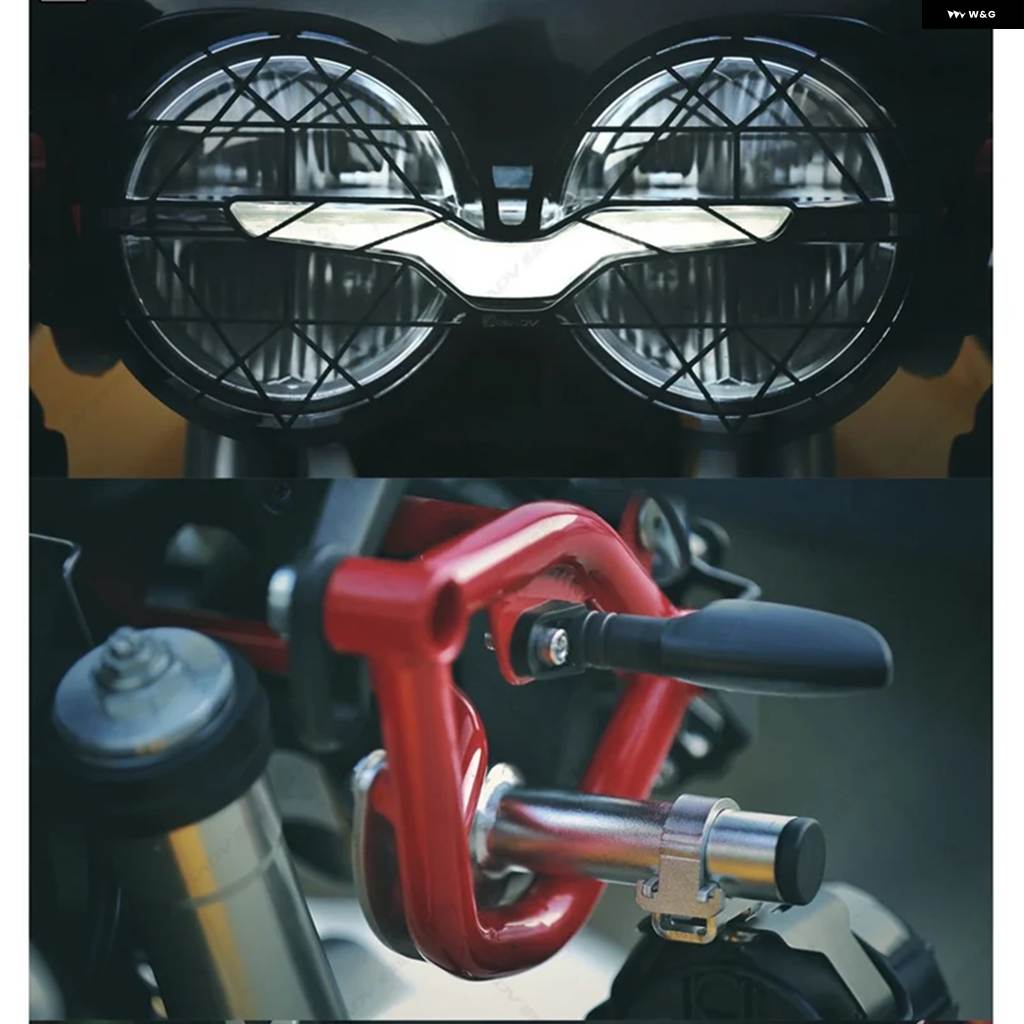 並行輸入品オートバイ バイク スポットライト ブラケット スポットライト ブラケット FORMOTO GUZZI V85TT フォグランプ ブラケットの画像