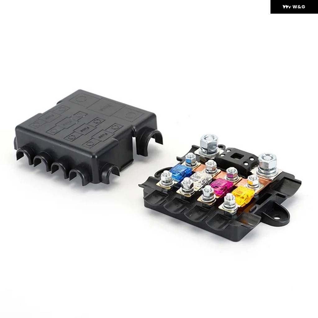 並行輸入品車ボート用自動電圧レギュレータ対応配電ヒューズ ボックス ブロックメガミディヒューズ ホルダー_1
