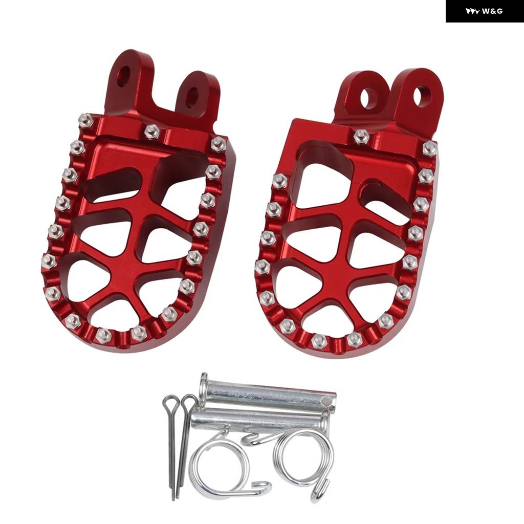 並行輸入品フットペグ ペダル フットレスト ホンダ CR 80 85 R CRM 250 XR 400 R CRF 230 1000 L DTC カワサキ KLX 250 S 300 R_1