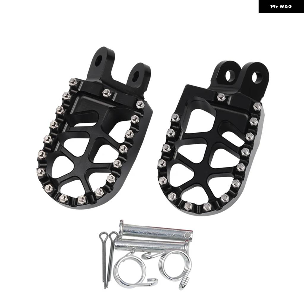 並行輸入品フットペグ ペダル フットレスト ホンダ CR 80 85 R CRM 250 XR 400 R CRF 230 1000 L DTC カワサキ KLX 250 S 300 R_3