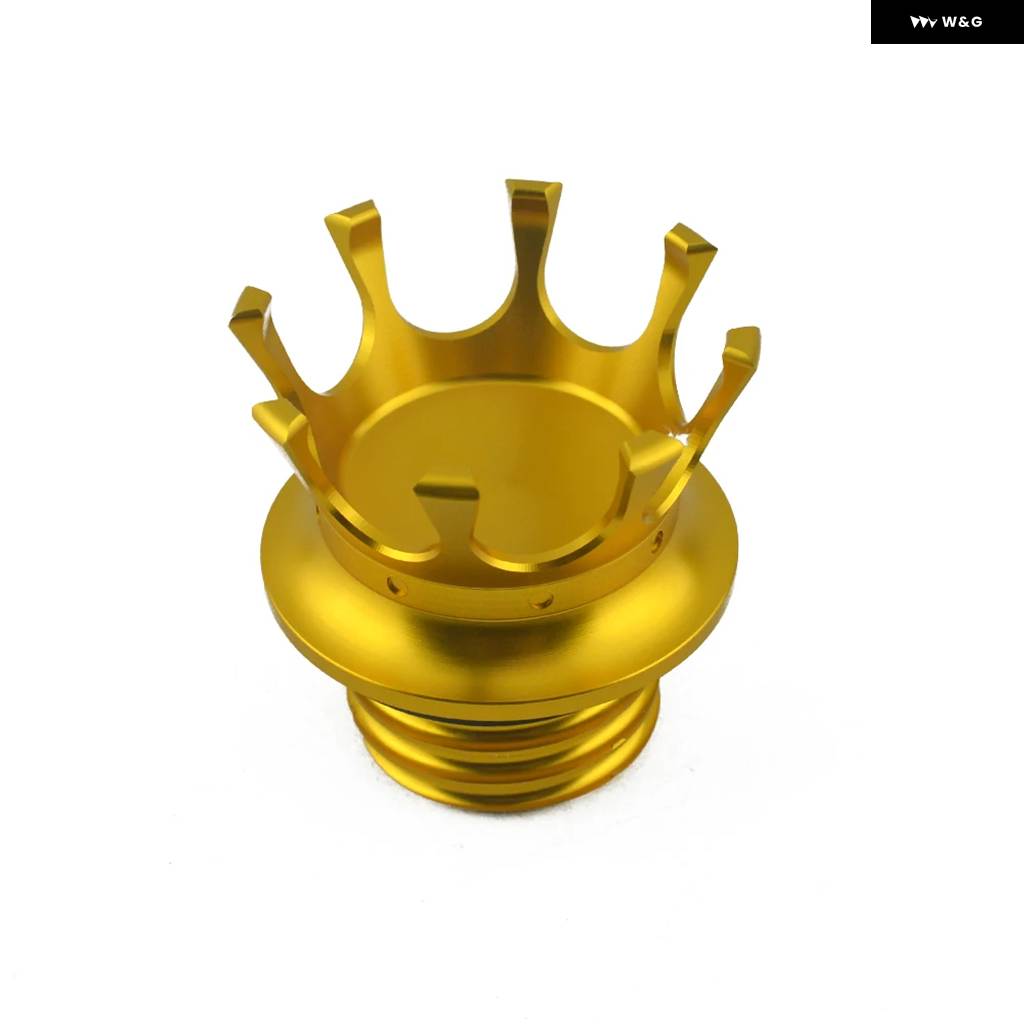 並行輸入品オートバイ ガスキャップ クラウン スタイル CNC フラッシュオイル燃料 タンクキャップ ハーレー スポーツスター 883 1200 ロードキング ダイの画像