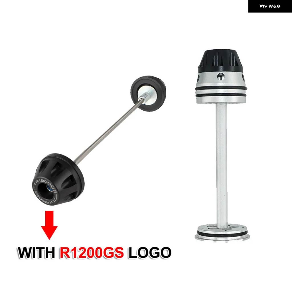 並行輸入品オートバイ フロントリア ホイールアクスル フォーク クラッシュ スライダー BMW R1200RT R1250RT R1200GS ADV R1250GSアドベンチャーLC落下の画像
