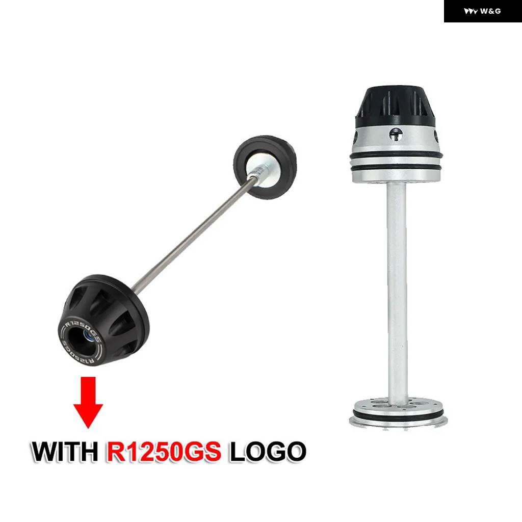 並行輸入品オートバイ フロントリア ホイールアクスル フォーク クラッシュ スライダー BMW R1200RT R1250RT R1200GS ADV R1250GSアドベンチャーLC落下の画像