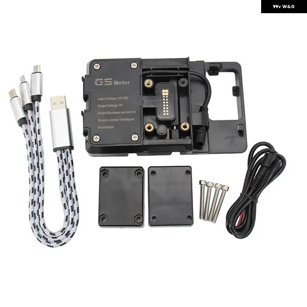 並行輸入品オートバイ TIGER 1200 フロントフォン スタンド ホルダー スマートフォン用 GPS ナビゲーションプレート ブラケット 2018 2019 2020の画像