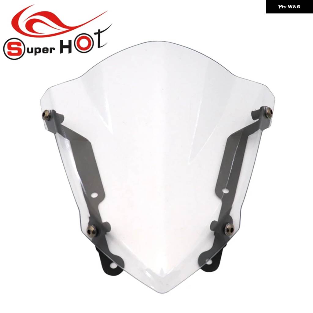 並行輸入品ヤマハ MT03 MT25 MT 25 2020-2021 WINDSHIED WINDSREEN PARE-BRISE SMOKE MOTORCYCLE ACCESSORIES WIND DEFLECTORSの画像