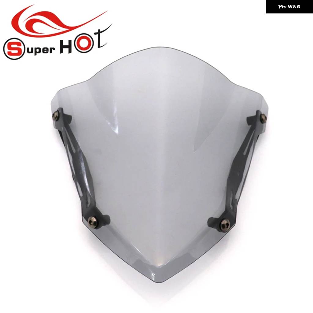 並行輸入品ヤマハ MT03 MT25 MT 25 2020-2021 WINDSHIED WINDSREEN PARE-BRISE SMOKE MOTORCYCLE ACCESSORIES WIND DEFLECTORSの画像