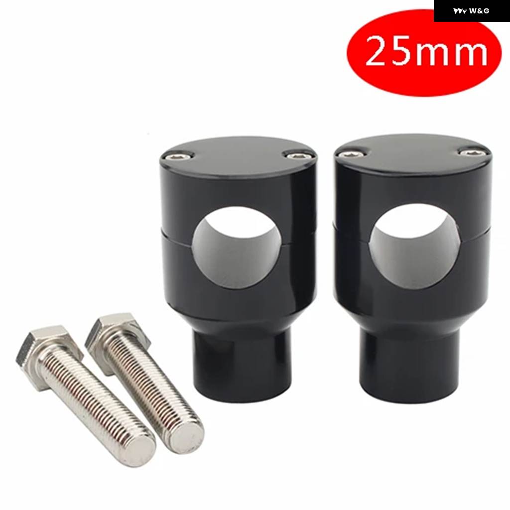 並行輸入品22MM 25MM オートバイ ハンドルバー ライザーアップ ブラケット クランプキット 1インチ 7/8インチ ハンドルバー ハーレー ホンダの画像