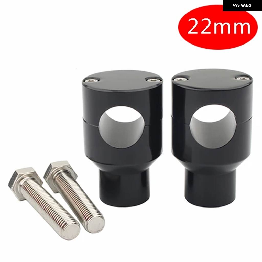 並行輸入品22MM 25MM オートバイ ハンドルバー ライザーアップ ブラケット クランプキット 1インチ 7/8インチ ハンドルバー ハーレー ホンダの画像