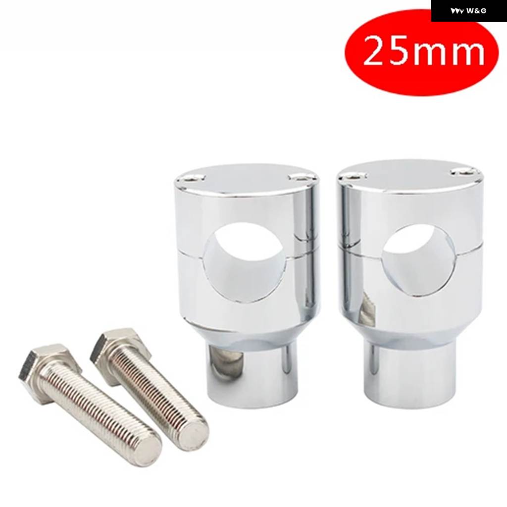 並行輸入品22MM 25MM オートバイ ハンドルバー ライザーアップ ブラケット クランプキット 1インチ 7/8インチ ハンドルバー ハーレー ホンダの画像