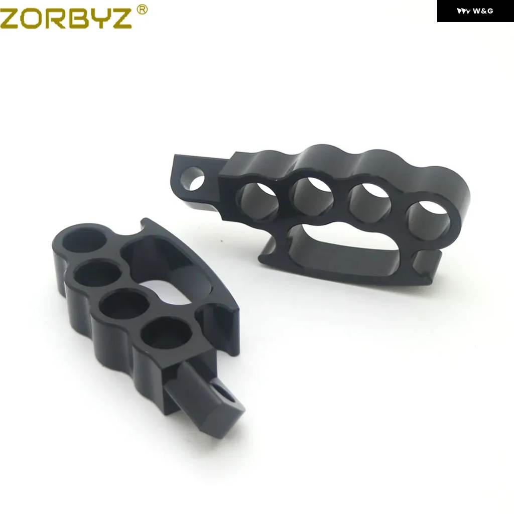 並行輸入品バイク コントロール フットペグ フライングナックル フットペグ フットレスト ペダル ハーレー V-ROD スポーツスター XL ダイナの画像