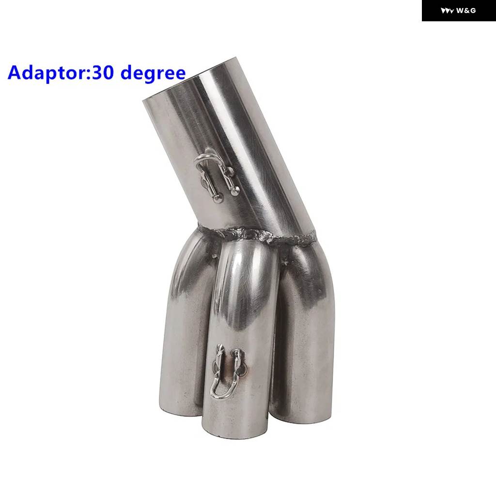 並行輸入品排気 アダプター ステンレス 4IN1 BMW K75 K100 K1100 カフェレーサー アクセサリー 排気 マニホの画像