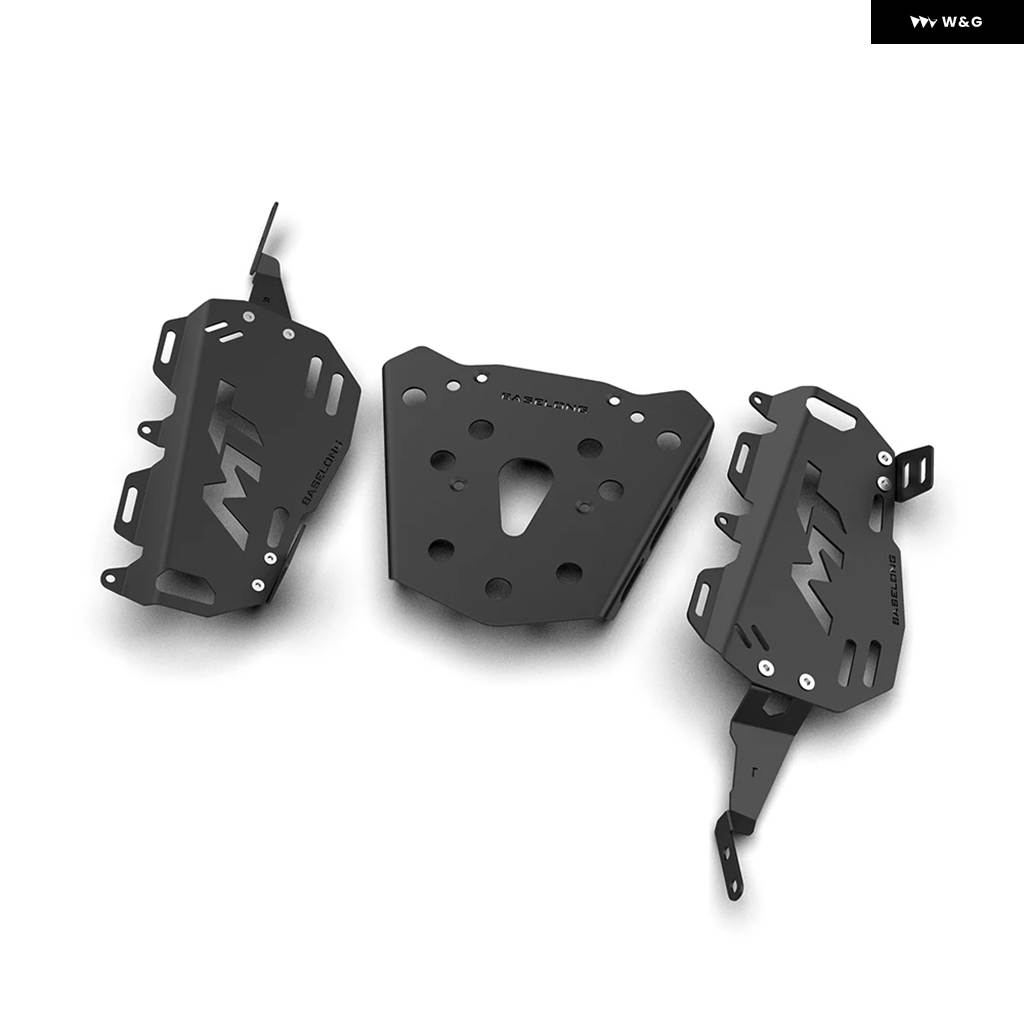 並行輸入品450MT 2024 オートバイ リアサイドラゲッジラックセット CFMOTO 450MT MT 450 MT リアラゲの画像