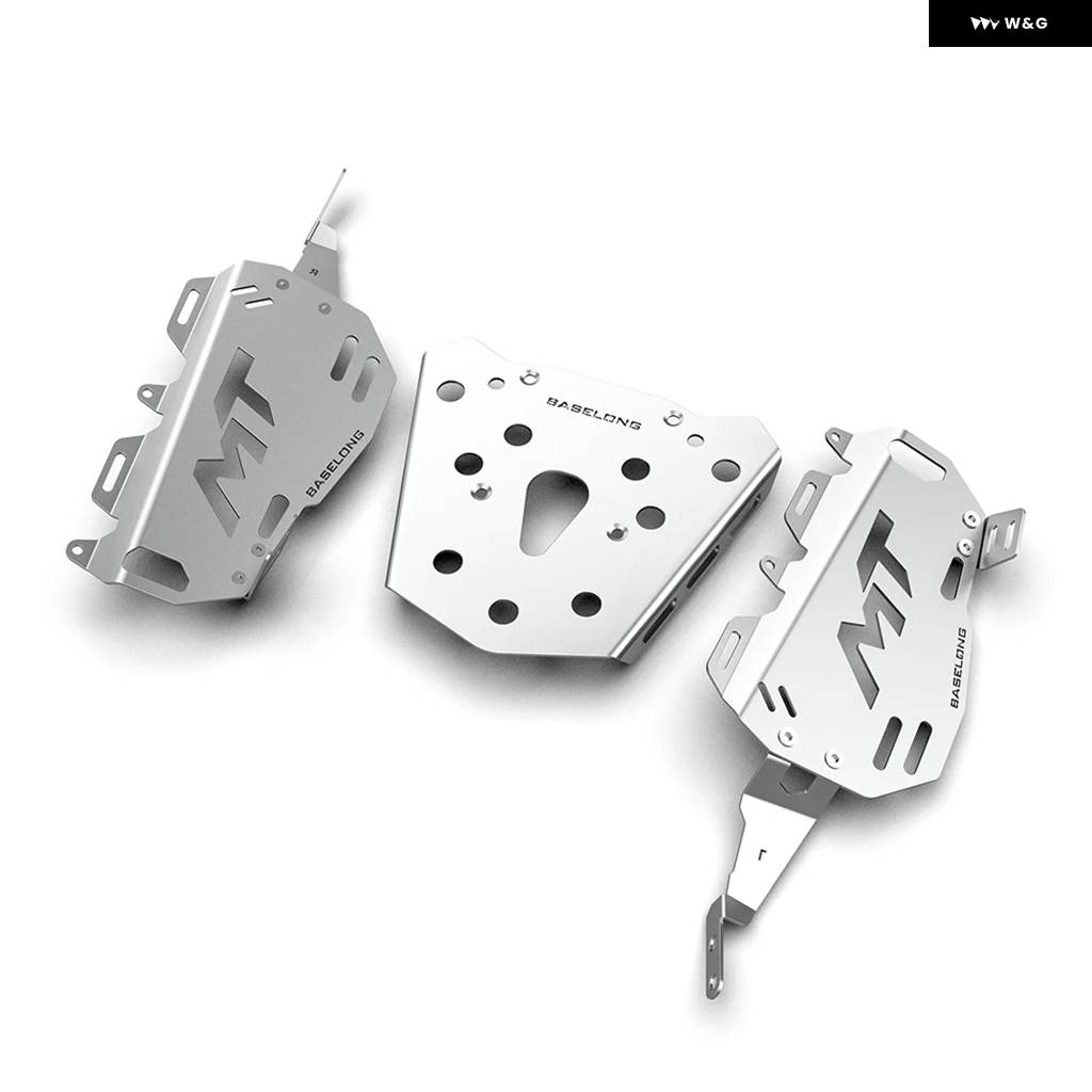 並行輸入品450MT 2024 オートバイ リアサイドラゲッジラックセット CFMOTO 450MT MT 450 MT リアラゲの画像