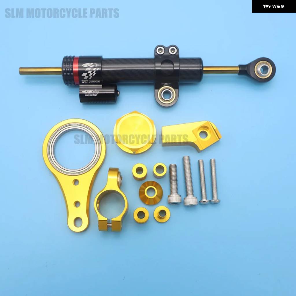 並行輸入品ZX6R ステアリング ダンパー マウント ブラケット キット フルセット カワサキ ZX6R 2005 2006  カ | ブランド登録なし | 09