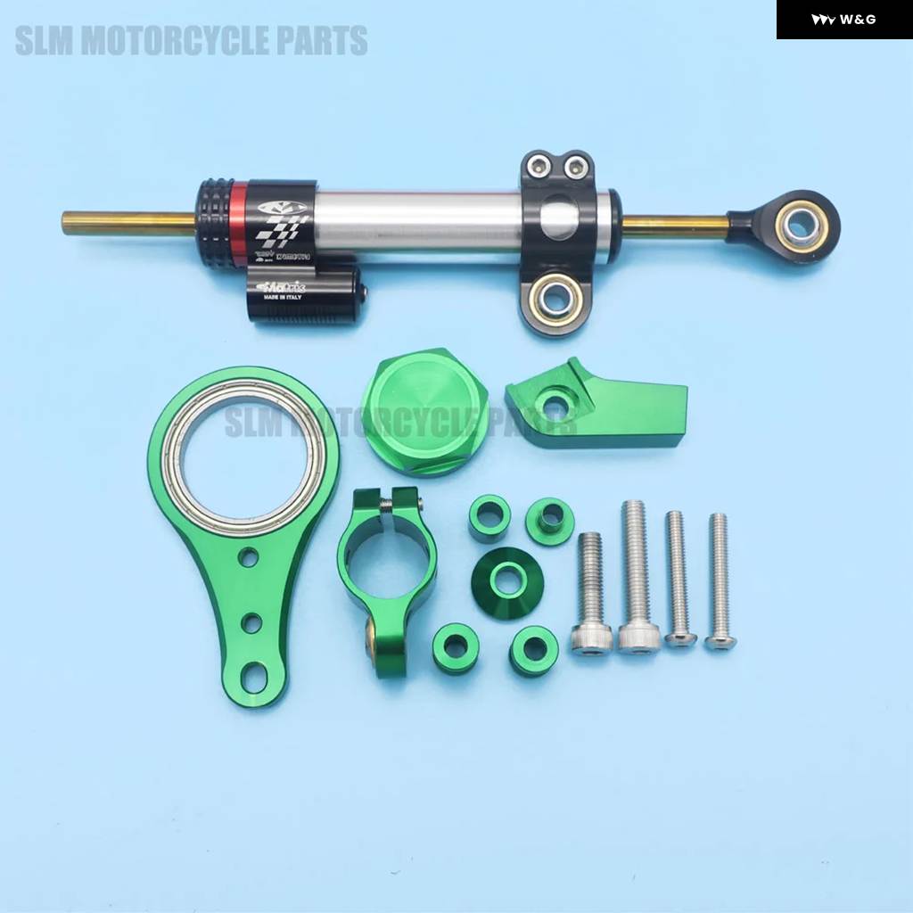 並行輸入品ZX6R ステアリング ダンパー マウント ブラケット キット フルセット カワサキ ZX6R 2005 2006  カ | ブランド登録なし | 01