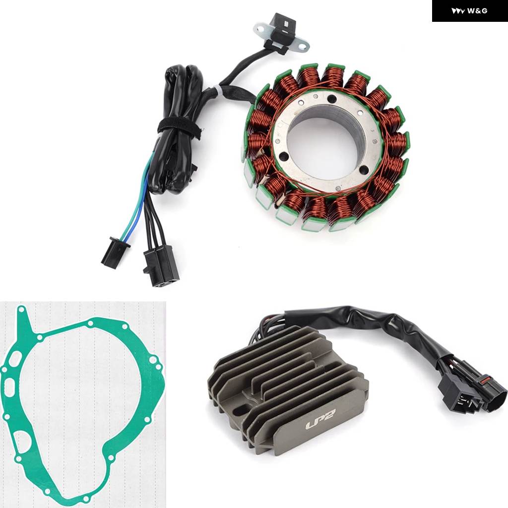 並行輸入品SV1000 ステーターコイル + レギュレーター 整流器 + ガスケット スズキ SV 1000 1000S 2003の画像