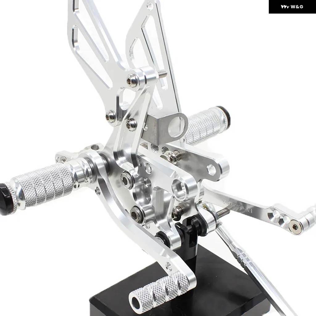 並行輸入品スズキ 750 1000 K1-K4 SV650S SV1000/S 1998-2014 CNC オートバイ フットペグ レスト リアセット フットレストの画像