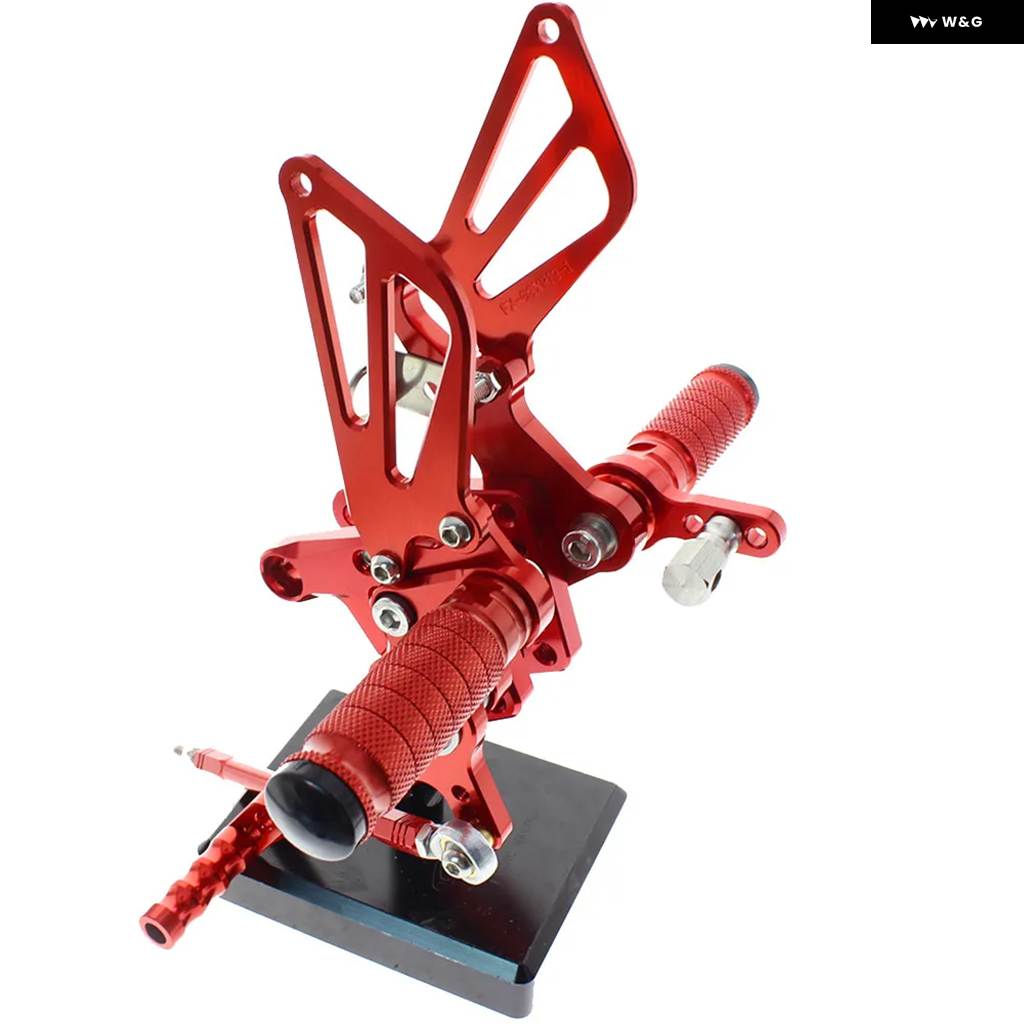 並行輸入品スズキ 750 1000 K1-K4 SV650S SV1000/S 1998-2014 CNC オートバイ フットペグ レスト リアセット フットレストの画像