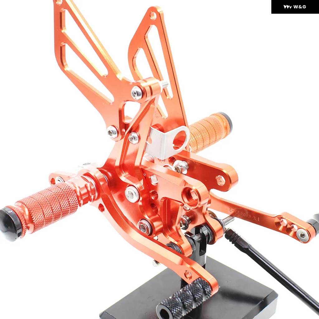 並行輸入品スズキ 750 1000 K1-K4 SV650S SV1000/S 1998-2014 CNC オートバイ フットペグ レスト リアセット フットレストの画像
