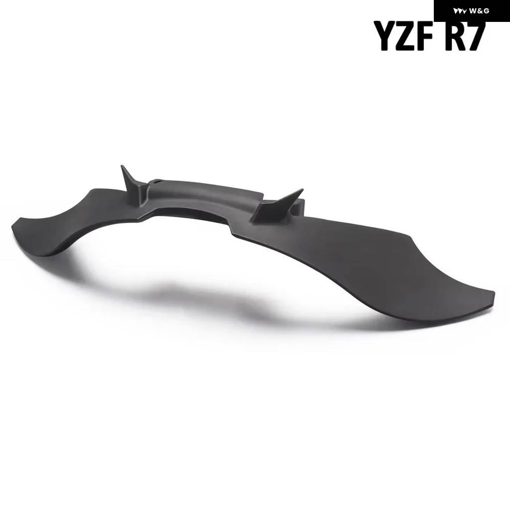 並行輸入品ヤマハ YZF-R7 YZF R7 YZFR7 2025 オートバイ ブラック ダウンフォース ネイキッド フロントスポイラー フロントスポイラー キット ウィングの画像