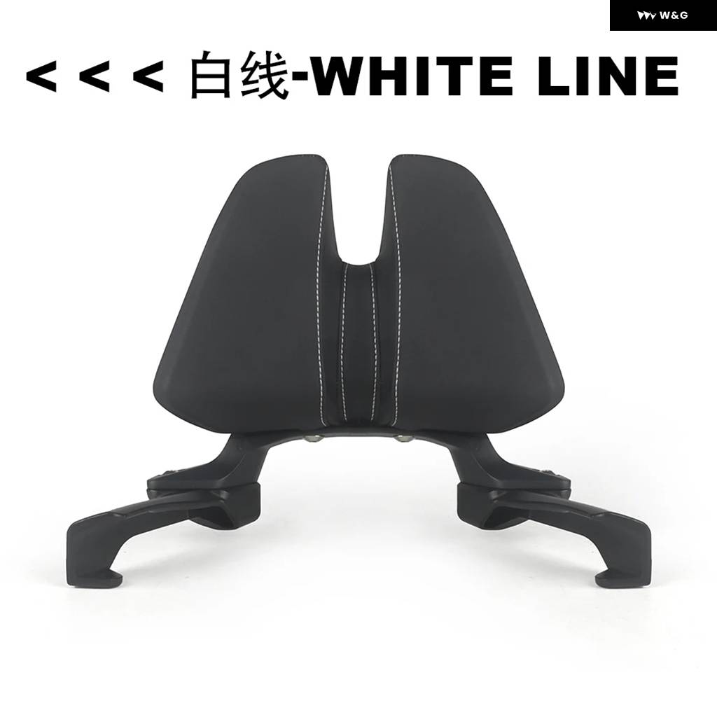 並行輸入品オートバイ カスタムアクセサリー後ADXTG 400助手席 ブラケット 黒と白ラインの画像