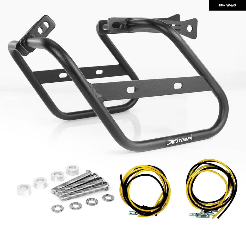 並行輸入品ヤマハ XV950 / R-SPEC 2014 - 16-2024 バイク サイドラック サドルバッグ サポート バー 取り付け ブラケット パニアラックの画像