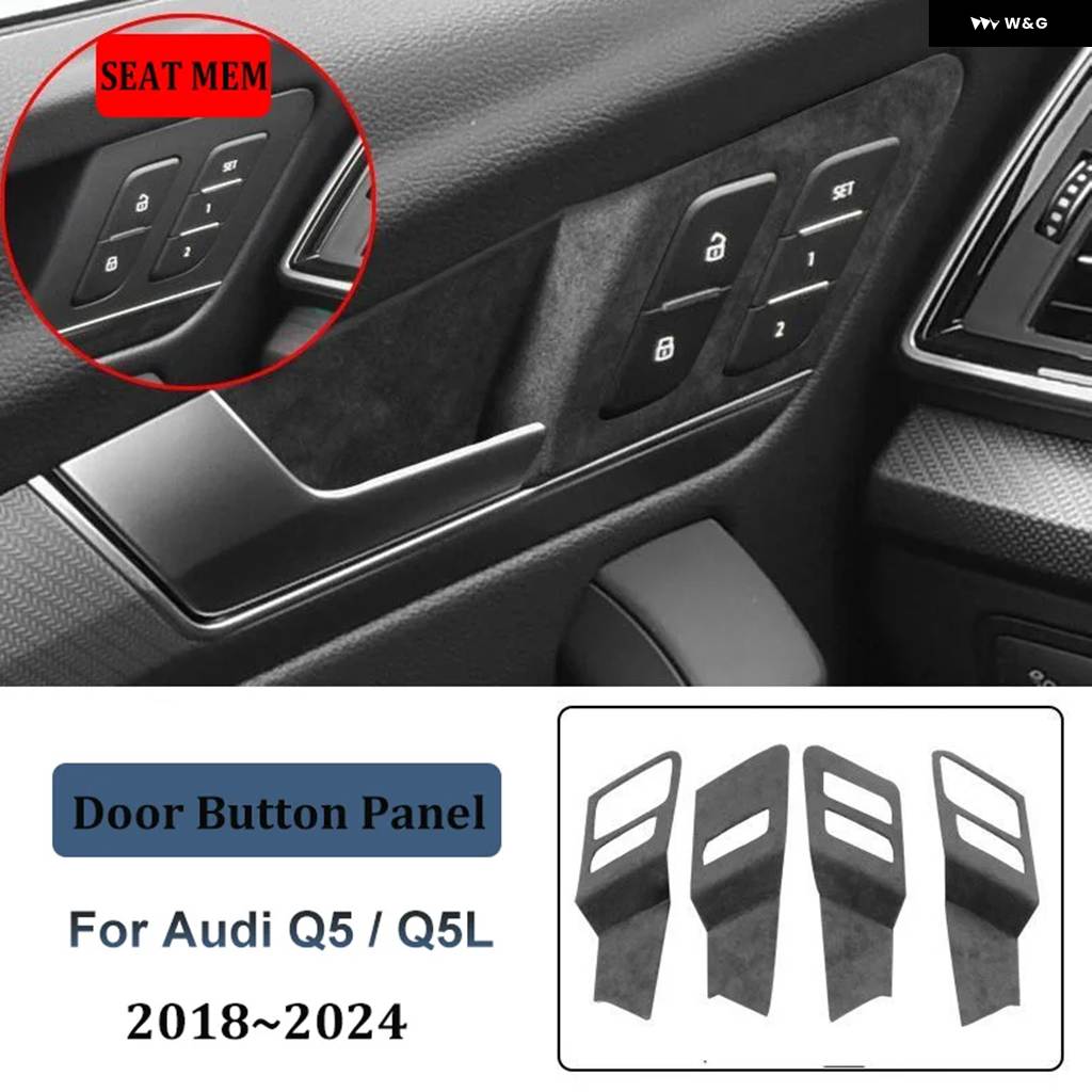 並行輸入品アウディ Q5 Q5L 2018~2024 LHD スエード ギア シフト