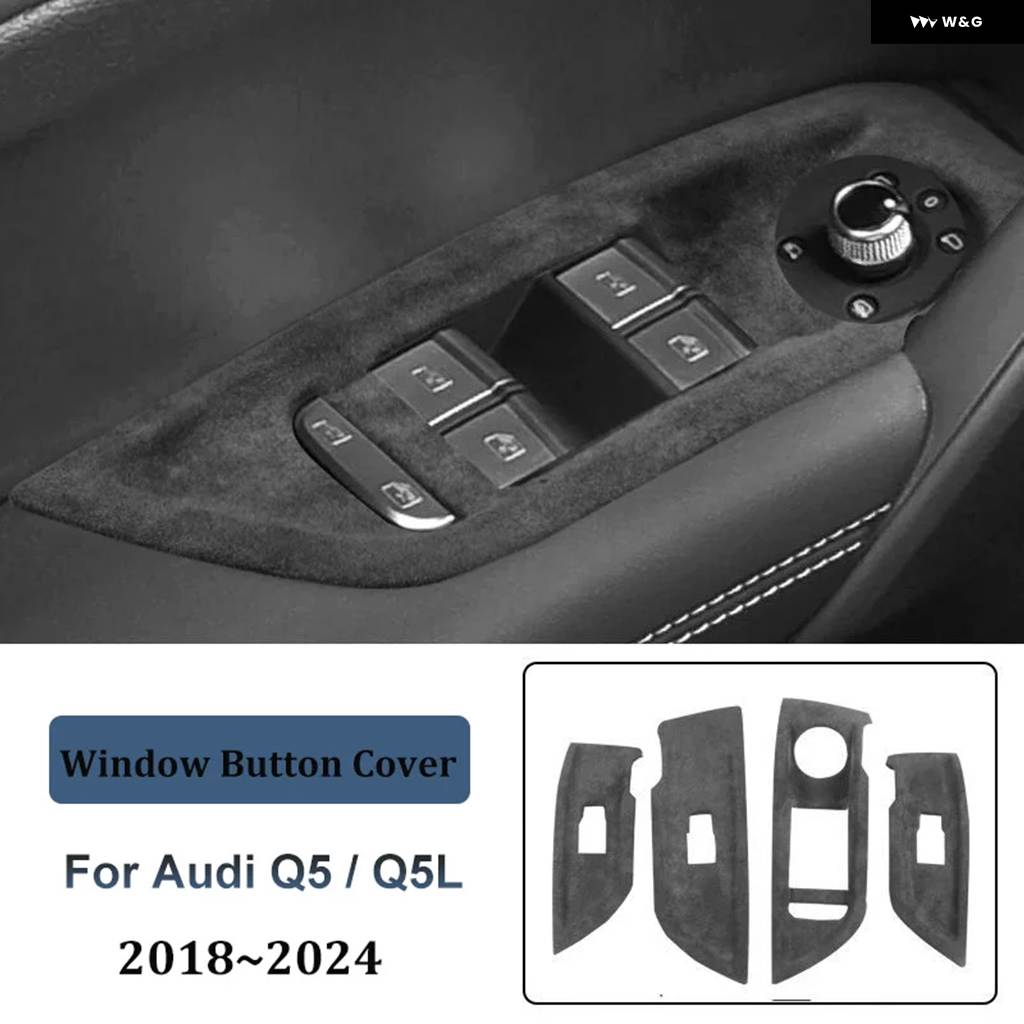 並行輸入品アウディ Q5 Q5L 2018~2024 LHD スエード ギア シフト