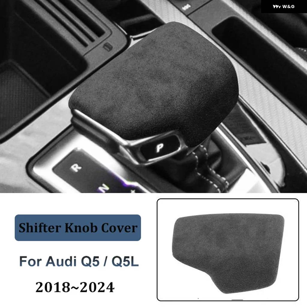 アウディ　A6ハイブリッド　シフトノブ付きコントロールパネル 並行輸入品アウディ Q5 Q5L 2018~2024 LHD スエード ギア シフト